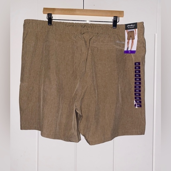 Eddie Bauer Men Short Water Resistance Stretch Woven Tech XXL Gorpcore UPF50 NEW - Picture 5 of 9